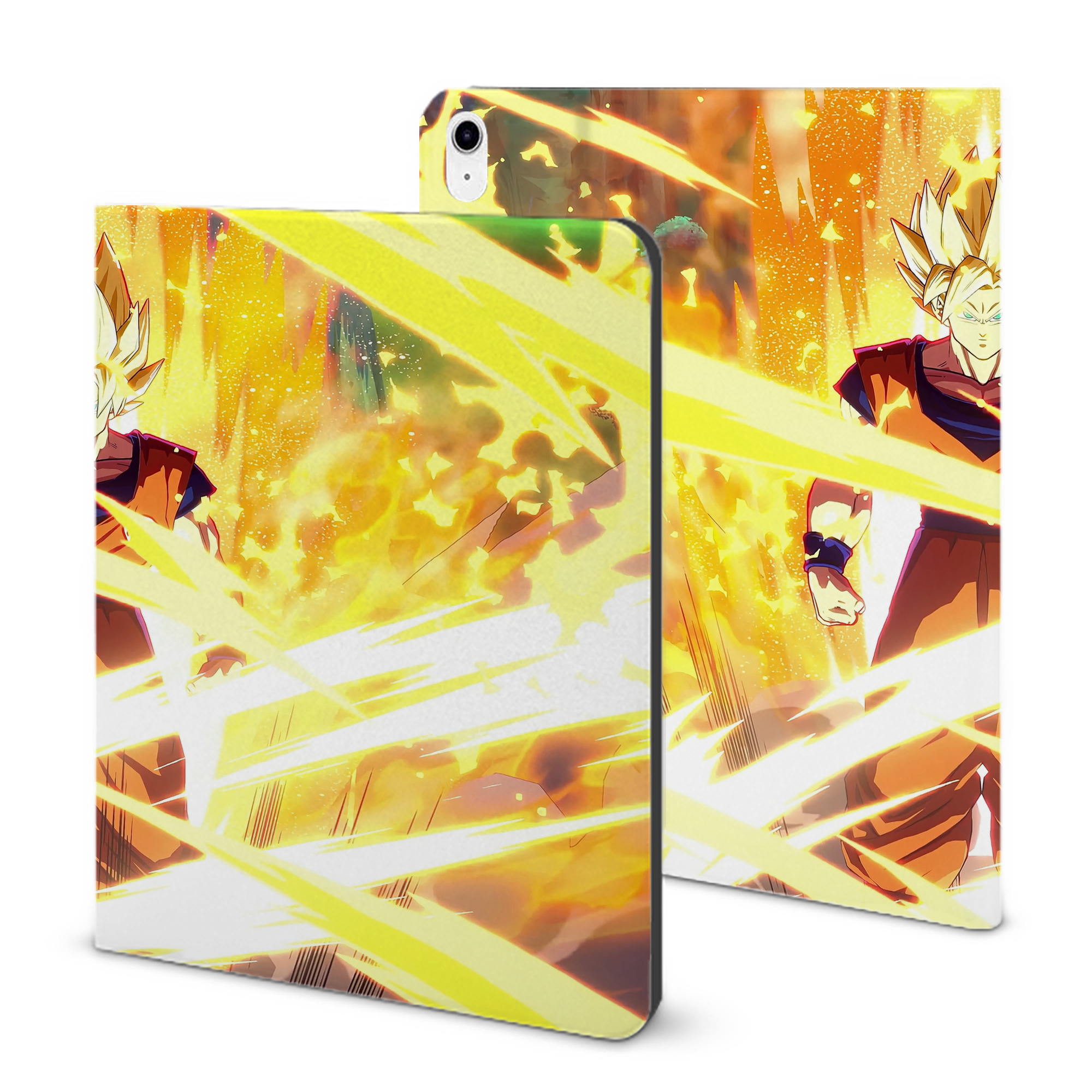 （画像用） ドラゴンボール DRAGON BALL IPad ケース ブック型 PUレザー TPU 耐衝撃 軽量 薄型 ペン収納なし 全面保護 IPad 各モデル対応